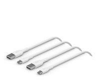 Belkin Kable USB-A na USB-C, 2m, białe, zestaw 2 szt. - 1330422 - zdjęcie 1